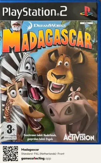 Madagascar PlayStation 2, Netherlands box front
