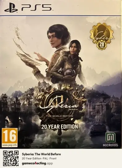 Syberia: The World Before PlayStation 5, PAL box front