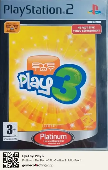 EyeToy: Play 3 PlayStation 2, PAL box front