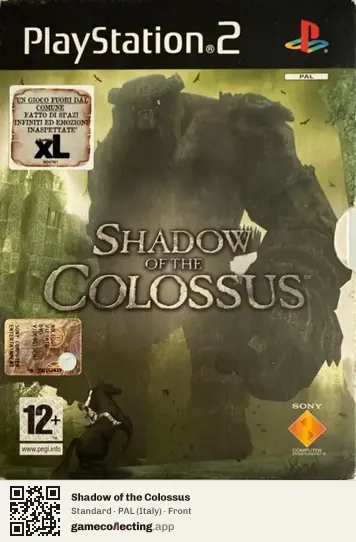 Shadow of the Colossus PlayStation 2, Italy box front