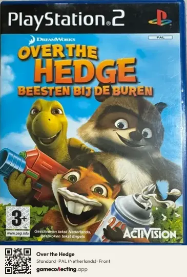 Over the Hedge PlayStation 2, Netherlands box front