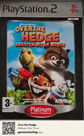Over the Hedge PlayStation 2, PAL box front