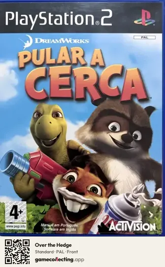 Over the Hedge PlayStation 2, PAL box front