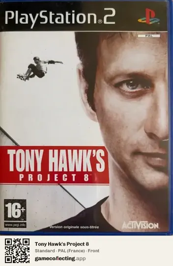 Tony Hawk's Project 8 PlayStation 2, France box front