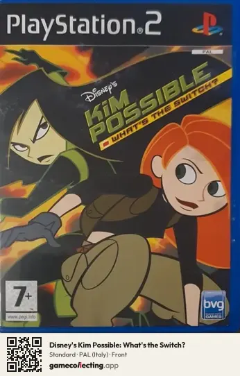 Disney's Kim Possible: What's the Switch? PlayStation 2, Italy box front