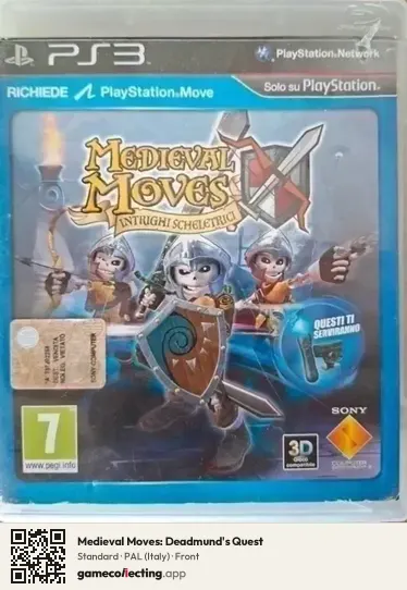 Medieval Moves: Deadmund's Quest PlayStation 3, Italy box front