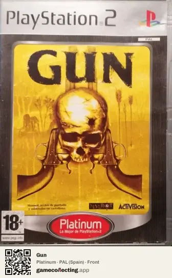 Gun PlayStation 2, Spain box front