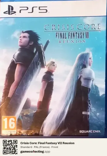 Crisis Core: Final Fantasy VII Reunion PlayStation 5, France box front