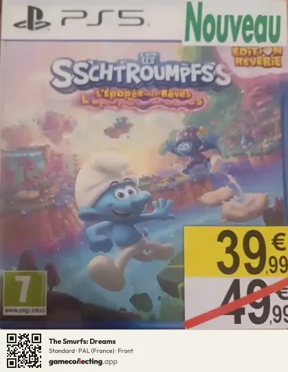 The Smurfs: Dreams PlayStation 5, France box front