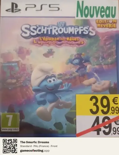 The Smurfs: Dreams PlayStation 5, France box front