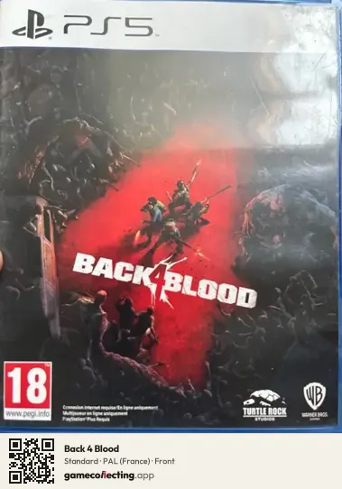 Back 4 Blood PlayStation 5, France box front