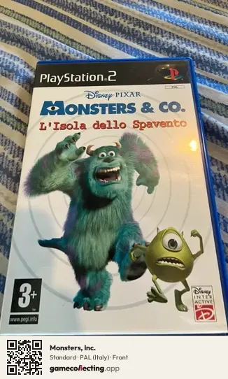 Monsters, Inc. PlayStation 2, Italy box front