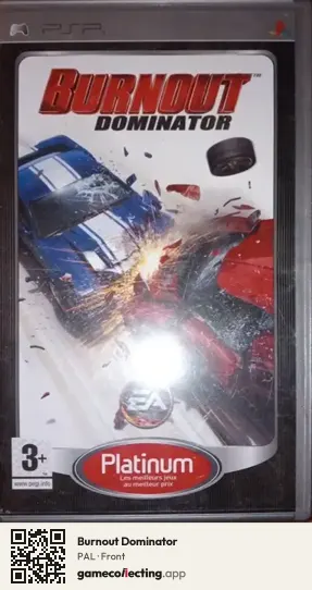 Burnout Dominator PlayStation Portable, PAL box front
