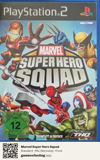 Marvel Super Hero Squad PlayStation 2, Germany box front