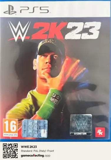 WWE 2K23 PlayStation 5, Italy box front