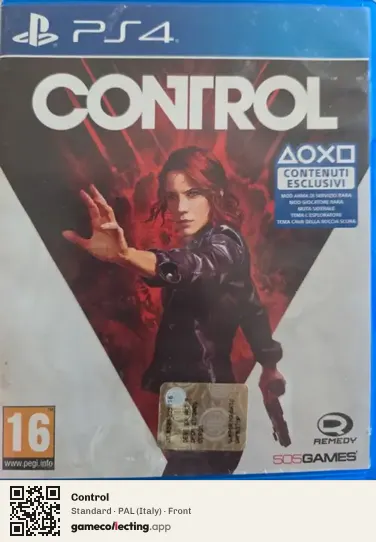 Control PlayStation 4, Italy box front