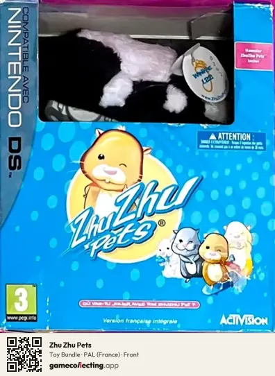Zhu Zhu Pets Nintendo DS, France box front