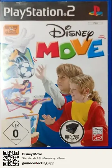 Disney Move PlayStation 2, Germany box front