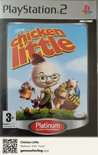 Chicken Little PlayStation 2, PAL box front