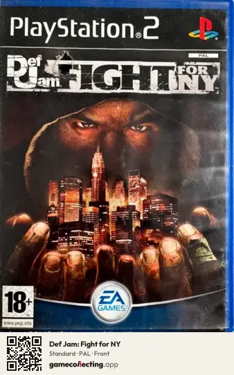 Def Jam: Fight for NY PlayStation 2, PAL box front