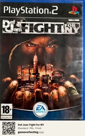 Def Jam: Fight for NY PlayStation 2, PAL box front