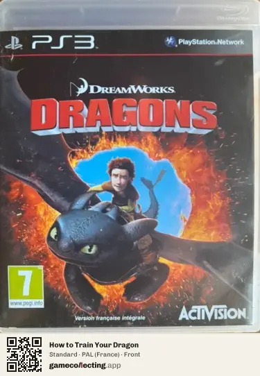 How to Train Your Dragon PlayStation 3, France box front