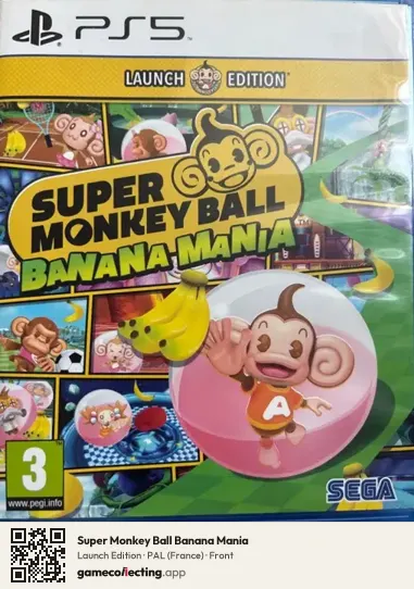 Super Monkey Ball Banana Mania PlayStation 5, France box front
