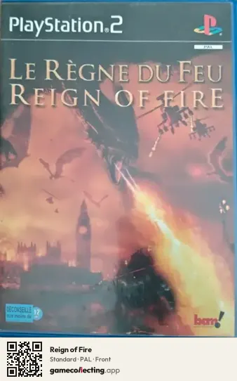 Reign of Fire PlayStation 2, PAL box front