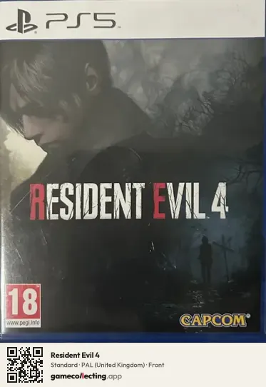 Resident Evil 4 PlayStation 5, United Kingdom box front