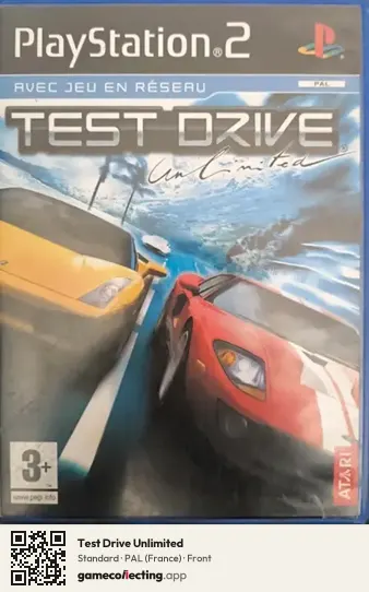 Test Drive Unlimited PlayStation 2, France box front