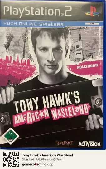 Tony Hawk's American Wasteland PlayStation 2, Germany box front