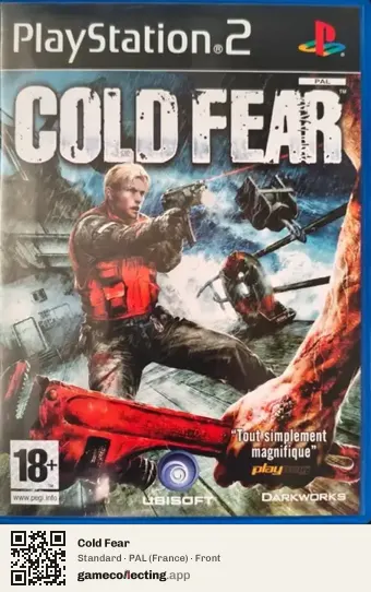 Cold Fear PlayStation 2, France box front