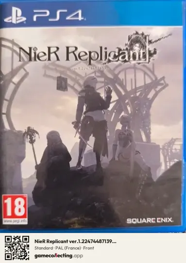 NieR Replicant ver.1.22474487139... PlayStation 4, France box front