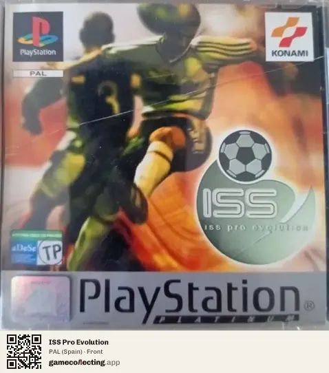 ISS Pro Evolution PlayStation, Spain box front
