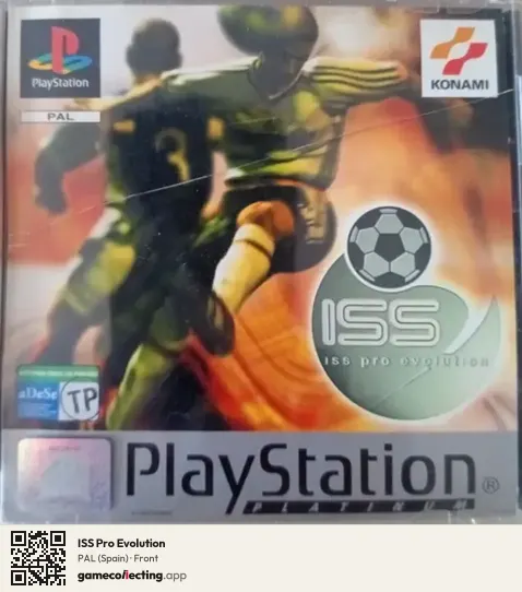 ISS Pro Evolution PlayStation, Spain box front