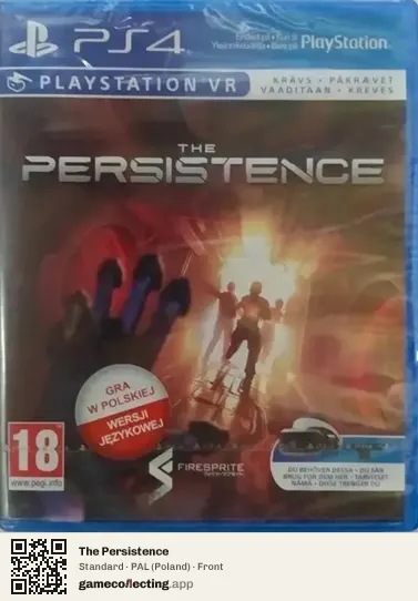 The Persistence PlayStation 4, Poland box front