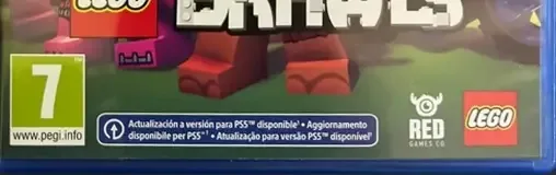 LEGO Brawls, the PEGI square on its front