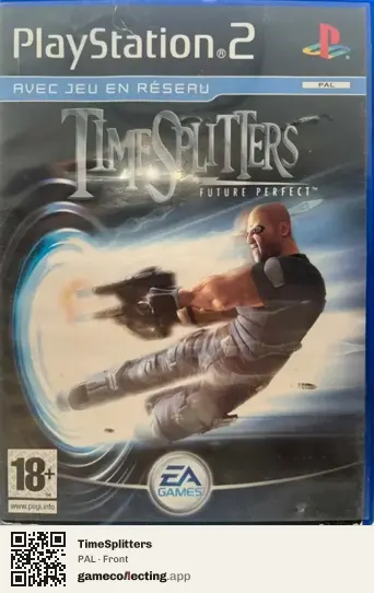 TimeSplitters PlayStation 2, PAL box front