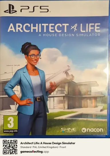 Architect Life: A House Design Simulator PlayStation 5, United Kingdom box front