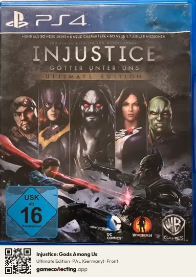 Injustice: Gods Among Us PlayStation 4, Germany box front
