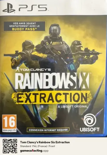 Tom Clancy's Rainbow Six Extraction PlayStation 5, France box front