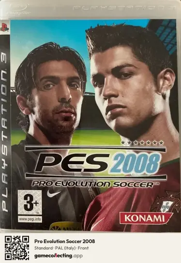 Pro Evolution Soccer 2008 PlayStation 3, Italy box front