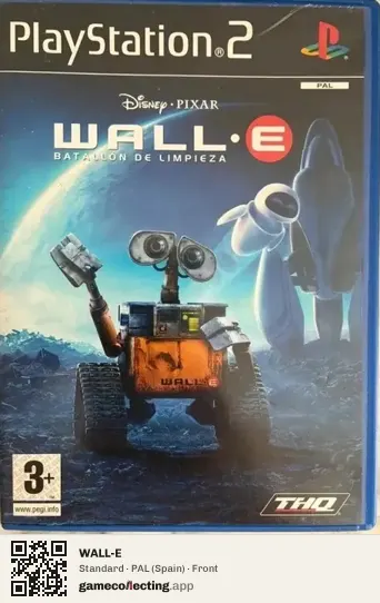 WALL-E PlayStation 2, Spain box front
