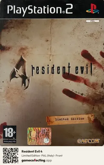 Resident Evil 4 PlayStation 2, Italy box front