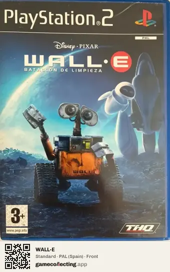 WALL-E PlayStation 2, Spain box front
