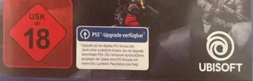 Watch Dogs: Legion, the USK square on its front