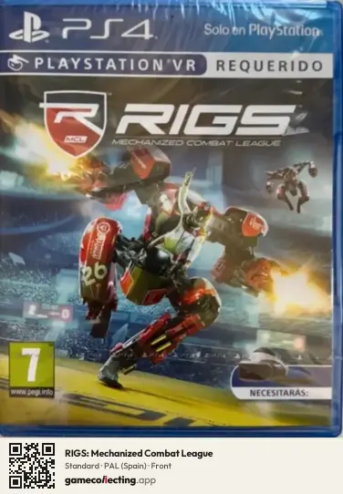 RIGS: Mechanized Combat League PlayStation 4, Spain box front