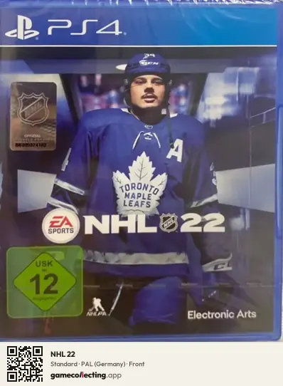 NHL 22 PlayStation 4, Germany box front