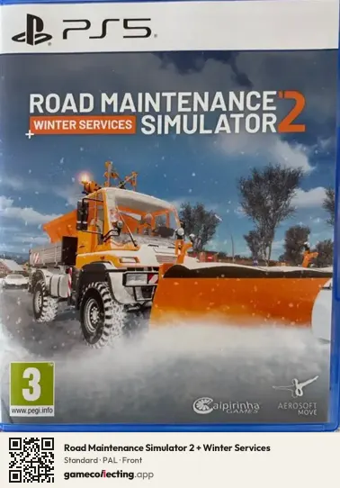 Road Maintenance Simulator 2 + Winter Services PlayStation 5, PAL box front