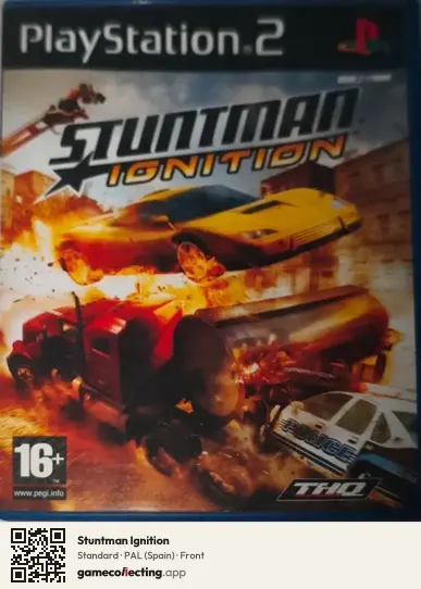Stuntman Ignition PlayStation 2, Spain box front
